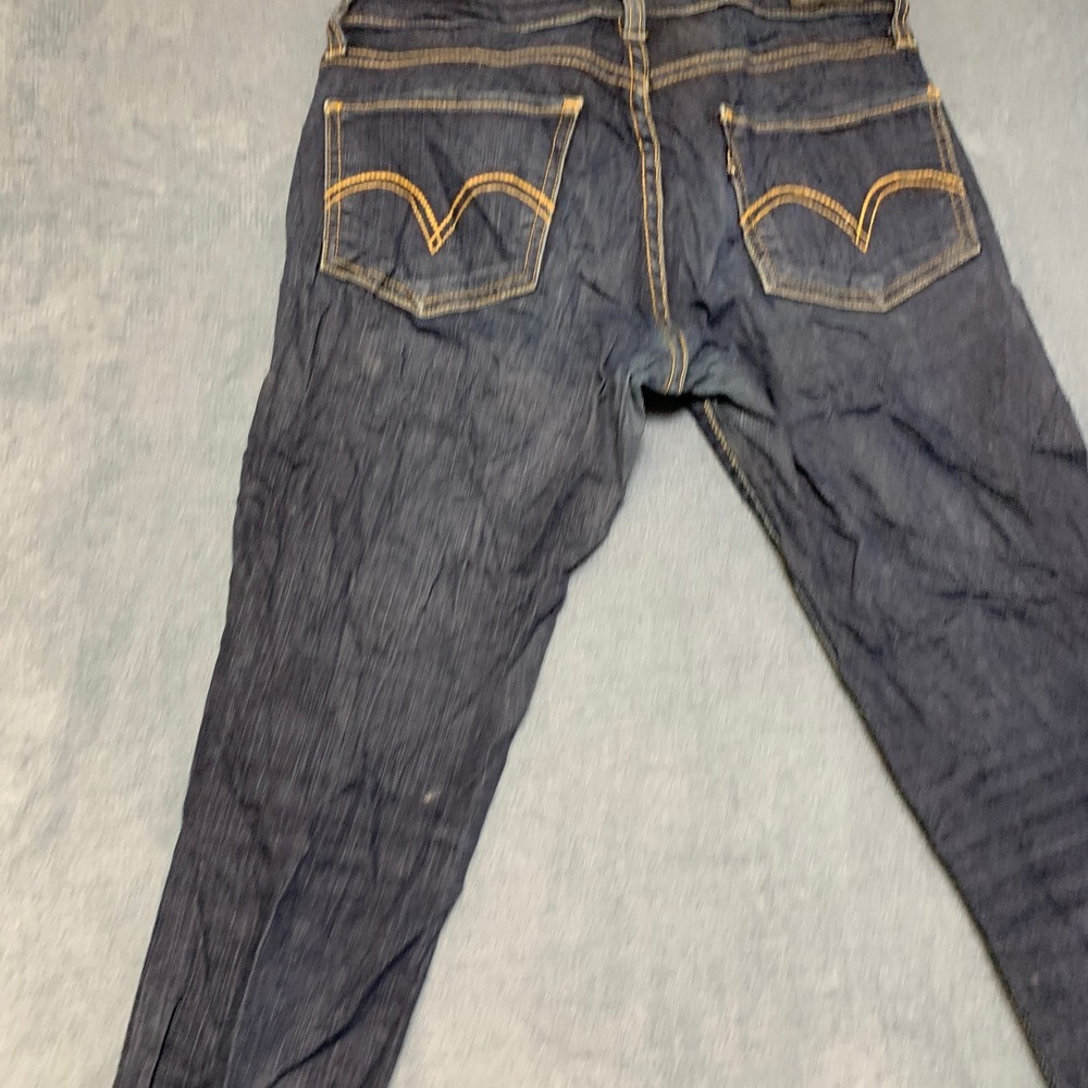 Levi's 524 Too Superlow Skinny Jeans Womens 7 Medium Blue Denim Cotton Stretch - Picture 5 of 16